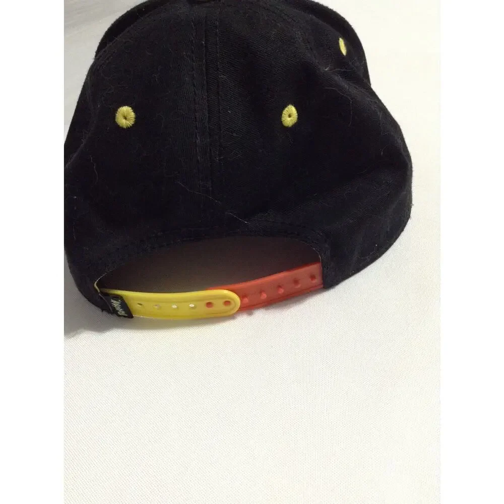 Pokemon Pikachu Snapback Hat Black Yellow Embroidered Cap 2016 Nintendo OSFM